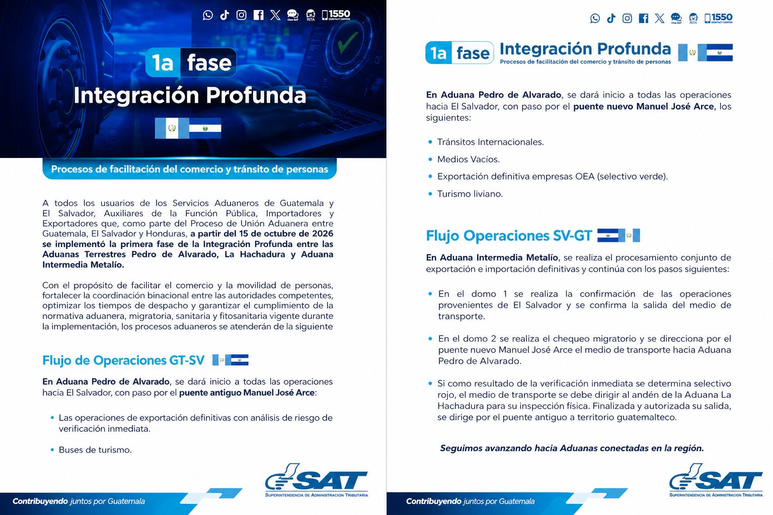 Un boletín informativo de la Superintendencia de Administración Tributaria de Guatemala detalla los procesos aduaneros binacionales acordados con El Salvador para agilizar el comercio terrestre. (Imagen Ilustrativa Infobae)
