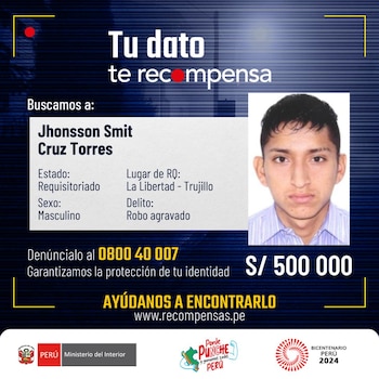 Jhonsson Cruz Torres tiene una