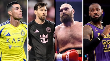 Ronaldo, Messi, Tyson Fury, LeBron James portada