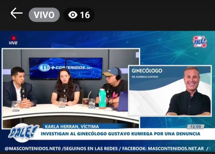 El abogado del ginecólogo aseguró que Kumiega permanece recluido en su domicilio y atraviesa ataques de pánico como consecuencia de la repercusión pública de las denuncias (Foto/Captura)