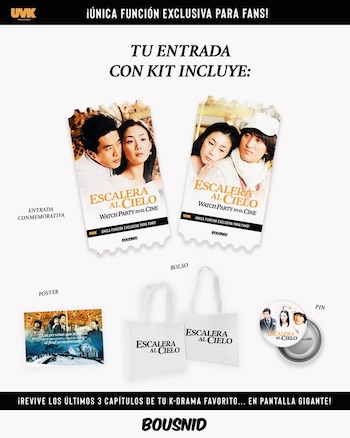 Este kit de merchandising exclusivo