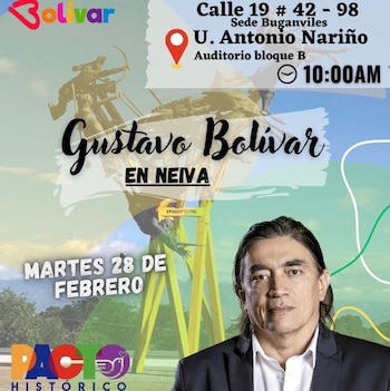 El ex senador promocionó a