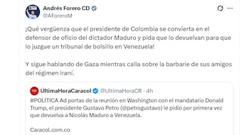 Andrés Forero estalló contra el