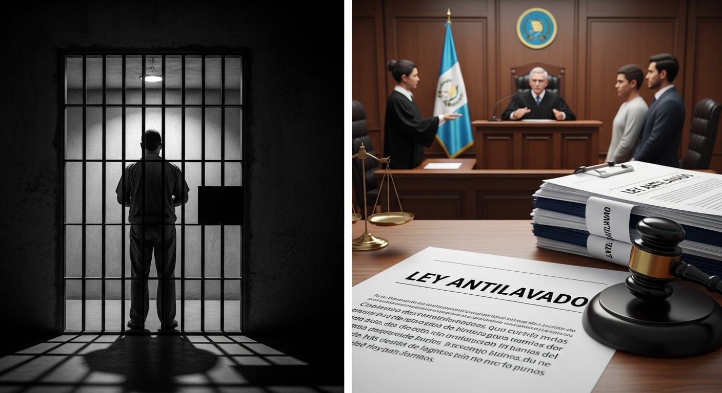 La nueva ley antilavado de Guatemala permitiría la liberación de personas que han cumplido su condena de prisión pero no han pagado sus multas, impactando el sistema judicial. (Imagen Ilustrativa Infobae)