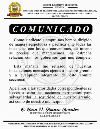 La secretaria de Burócratas de