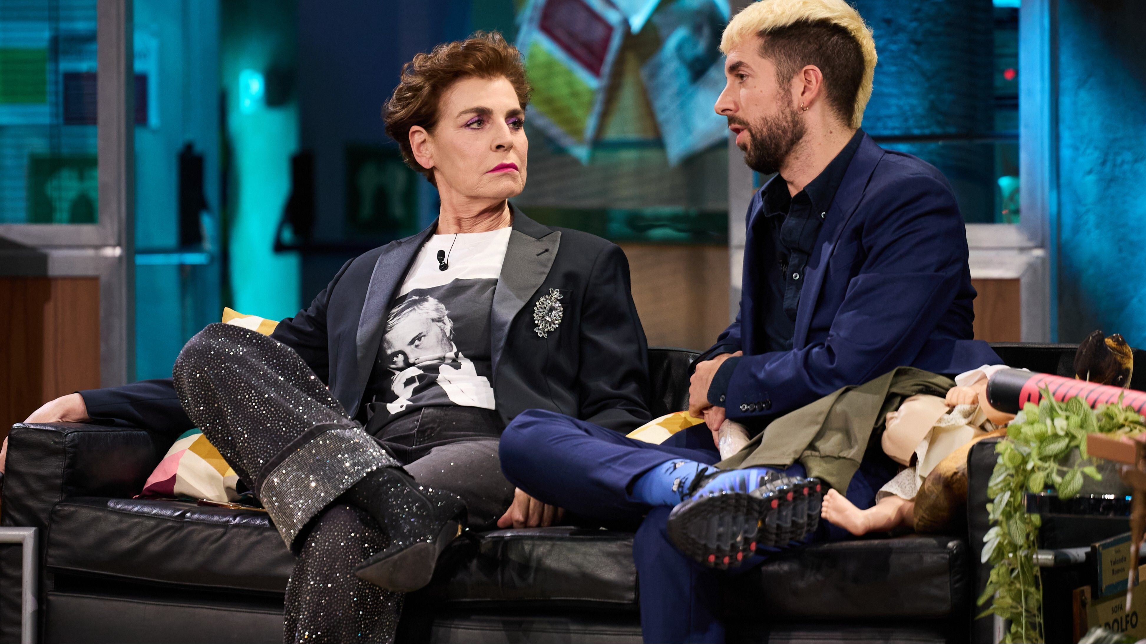 Antonia Dell'Atte en el programa 'La Revuelta'. (RTVE)