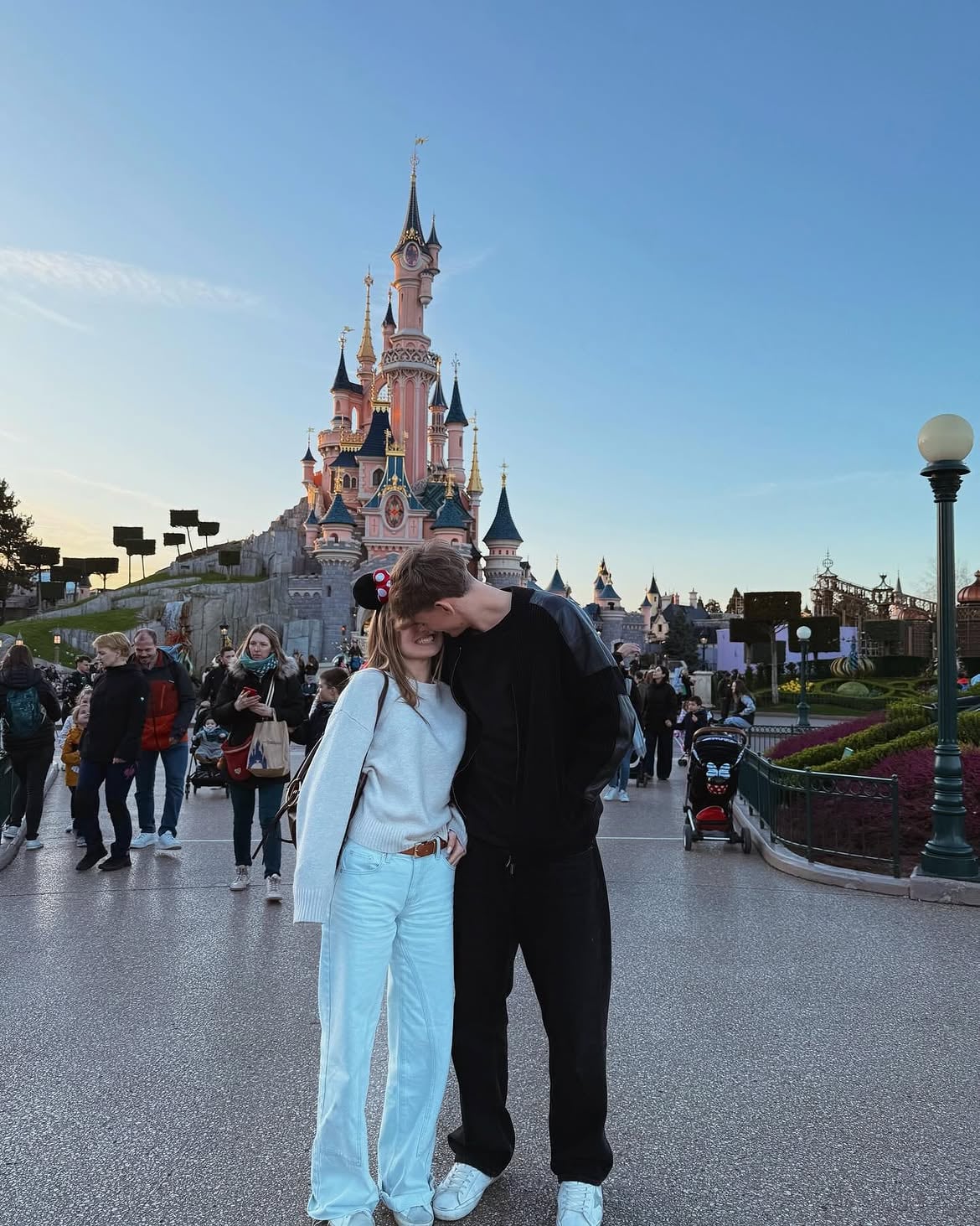 La primera foto que publicó Emma Ramírez junto a Nico Paz (Créditos: @emmaramirezz_/Instagram)