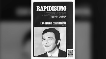 Publcidad de "Rapidísimo", programa de