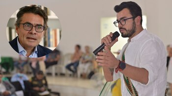 El superintendente de Salud invitó a Alejandro Gaviria a reflexionar y aprender cómo funciona el sistema de Salud, en Colombia - crédito @Supersalud/X/Mauricio Dueñas/EFE