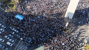 Festejos en el Obelisco - Argentina 3-2 Egipto - Drone