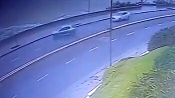 En el momento del accidente