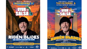 Rubén Blades volverá a los escenarios colombianos con conciertos en Barranquilla y Bogotá, como parte del esperado Viva la Salsa Tour 2026 - crédito @vivalasalsacolombia/ Instagram