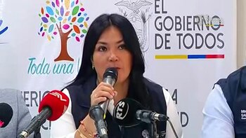 La ministra de Salud, Catalina