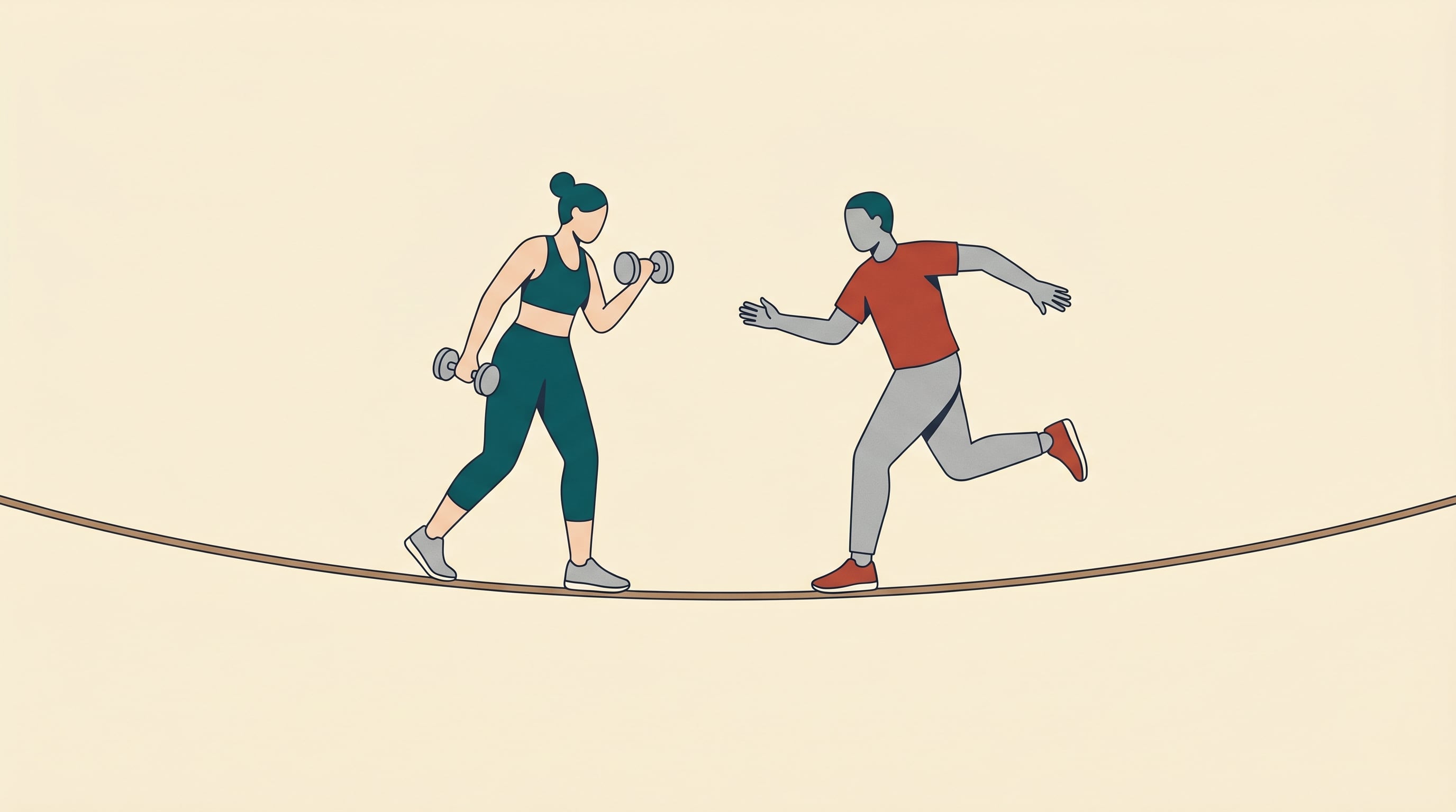 El entrenamiento cardiovascular y la fuerza aportan beneficios complementarios para el corazón, los músculos y la prevención de lesiones (Imagen Ilustrativa Infobae)