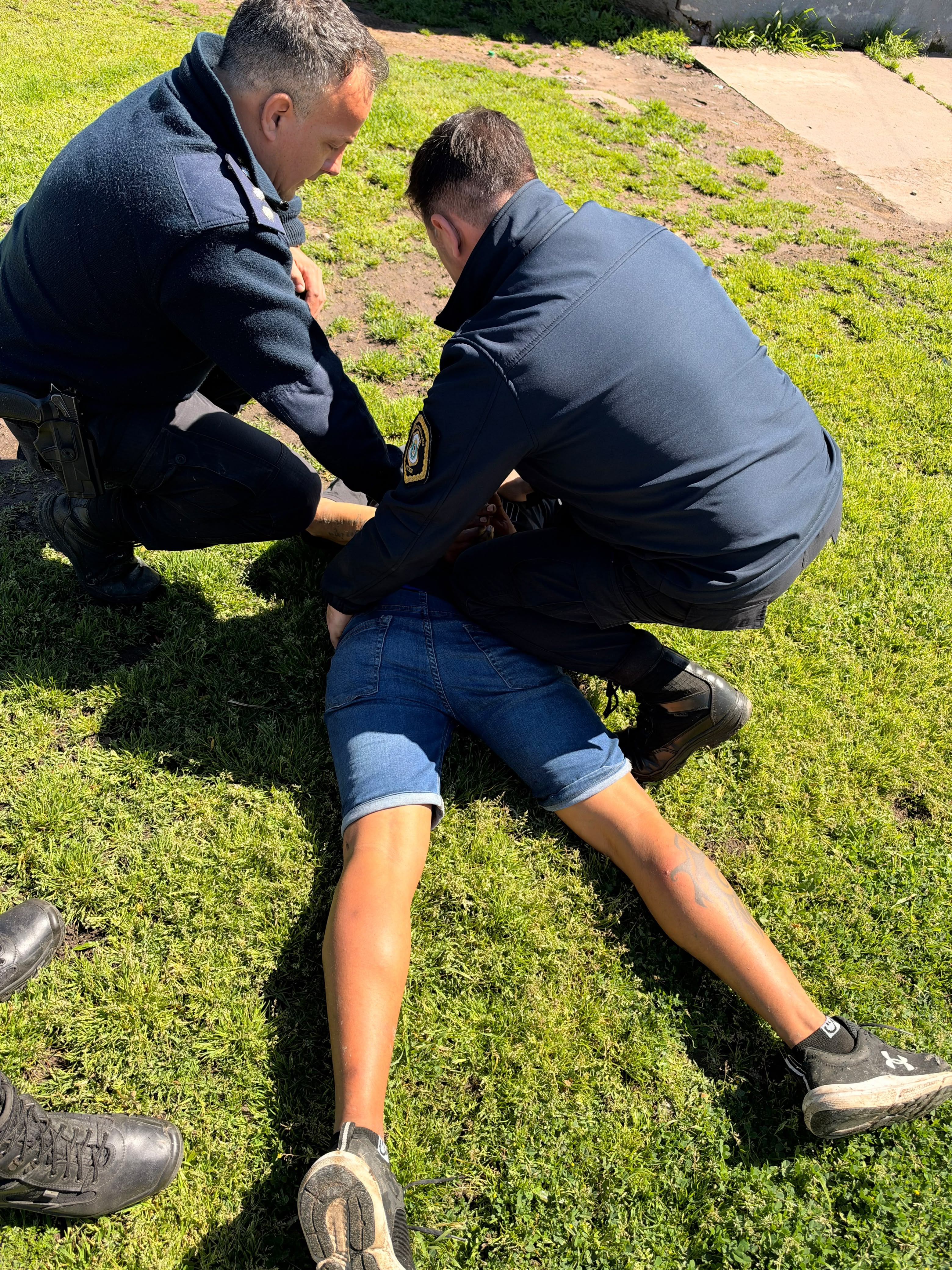 El acusado fue aprehendido en el barrio Las Heras minutos después del crimen