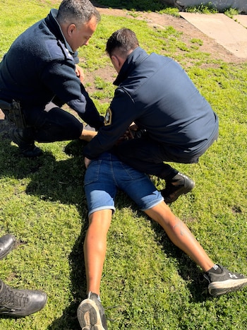 El acusado fue aprehendido en el barrio Las Heras minutos después del crimen