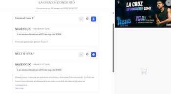 El concierto de La Cruz en la Ciudad de México está programado para el viernes 25 de septiembre de 2026, en el recinto Kilens
(RS)