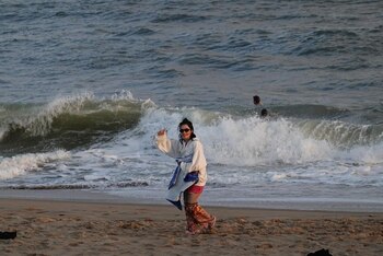 Lali de vacaciones, en alguna