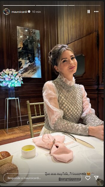 Icardi también publicó una foto