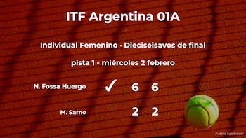 Nicole Fossa Huergo pasa a