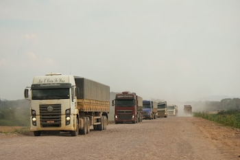 Miles de camiones movilizados desde