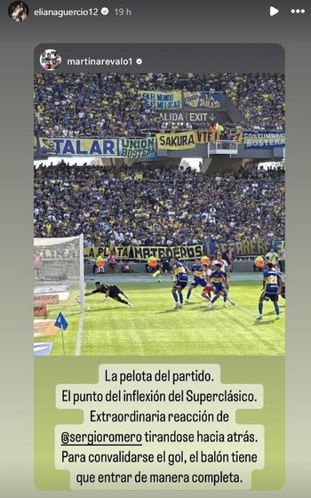 Eliana Guercio se metió en