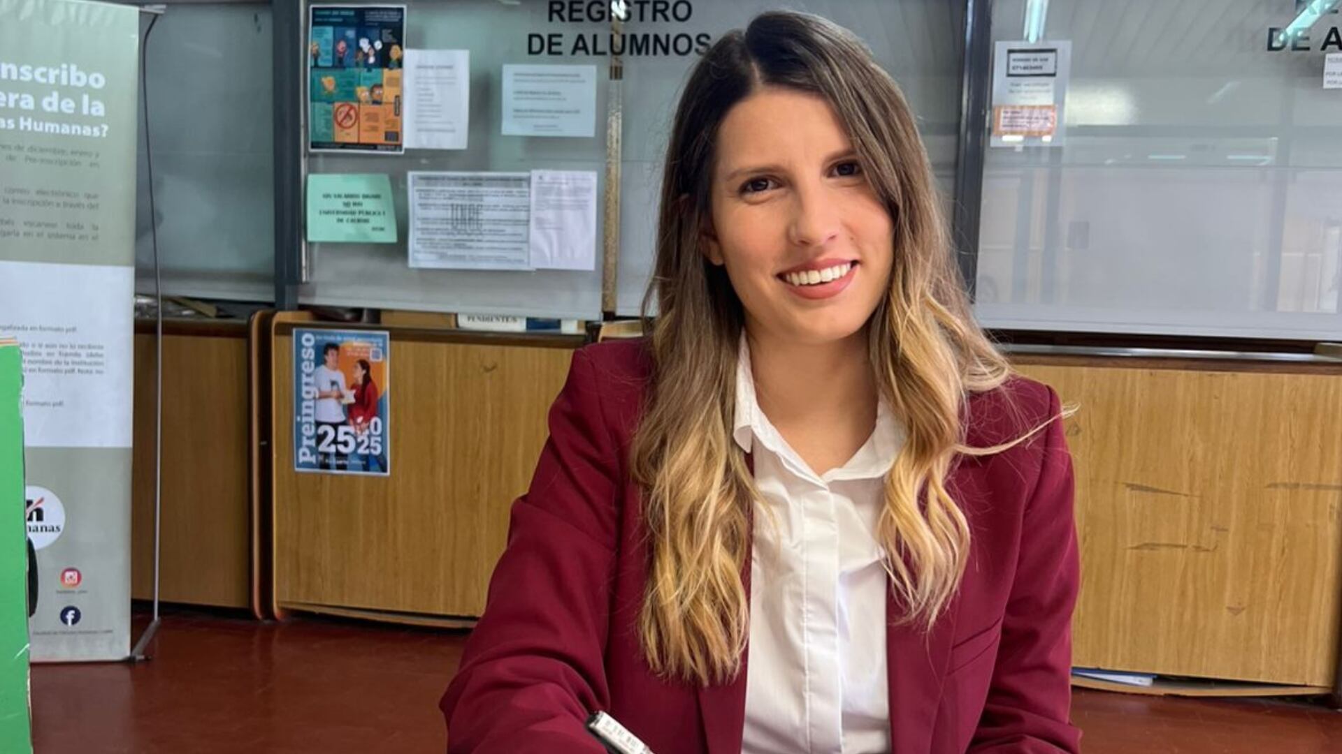 Piera Fernández, ex titular de la Federación Universitaria Argentina y candidata a diputada nacional por Ciudadanos Unidos