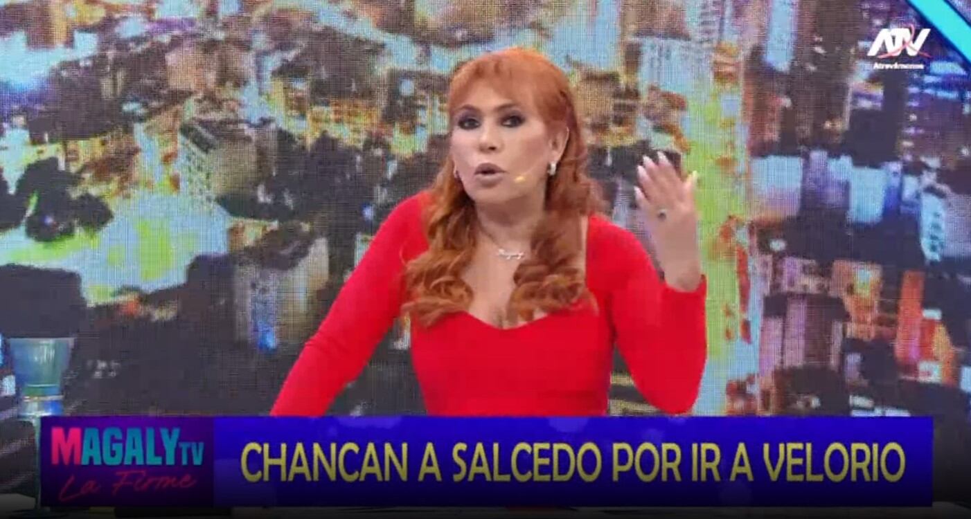 Magaly Medina defiende a Gustavo Salcedo: “Lo que confesó fue un lío de dos, no creo que le haya mentido”. Infobae Perú / Captura TV - Magaly TV La Firme