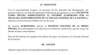 La defensa argumenta que el