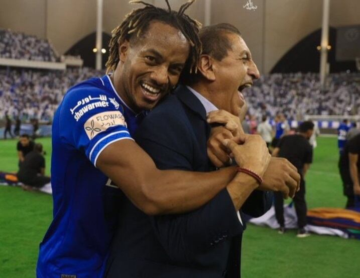 André Carrillo y Ramón Díaz coincidieron en Al Hilal y luego en Corinthians, logrando varios títulos. - créditos: Agencias