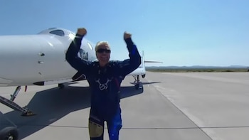 Richard Branson cumplió su sueño