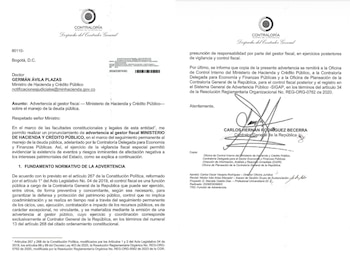 El compromiso de pago por deuda pública sube de $100,4 billones en 2026 a $149,9 billones en 2027, según el balance fiscal oficial - crédito Contraloría