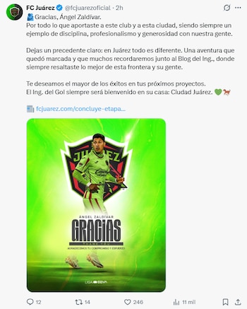 El Club Juárez hizo oficial