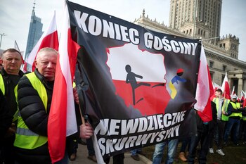 Los agricultores llevan semanas protestando,