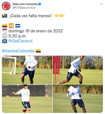 Redes sociales selección colombiana