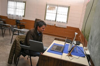 El detenido identificado solamente como