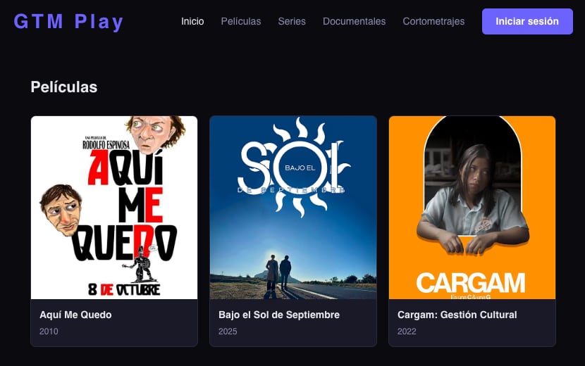Actualmente la plataforma ya cuenta con algunos documentales y vedeoclips que pueden verse después de suscribirse. (Captura de pantalla)