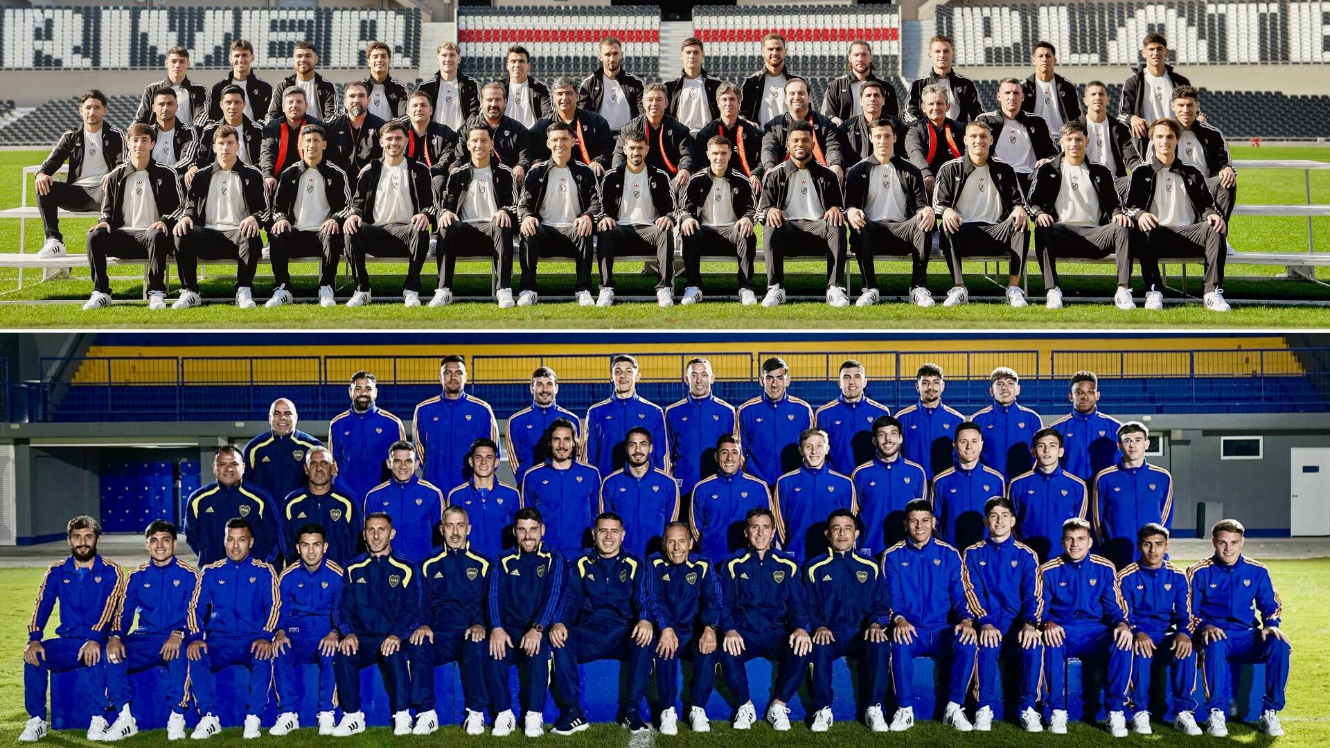 Las fotos oficiales de River y Boca en el Mundial de Clubes