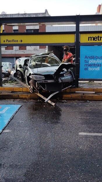 El conductor, momentos antes de