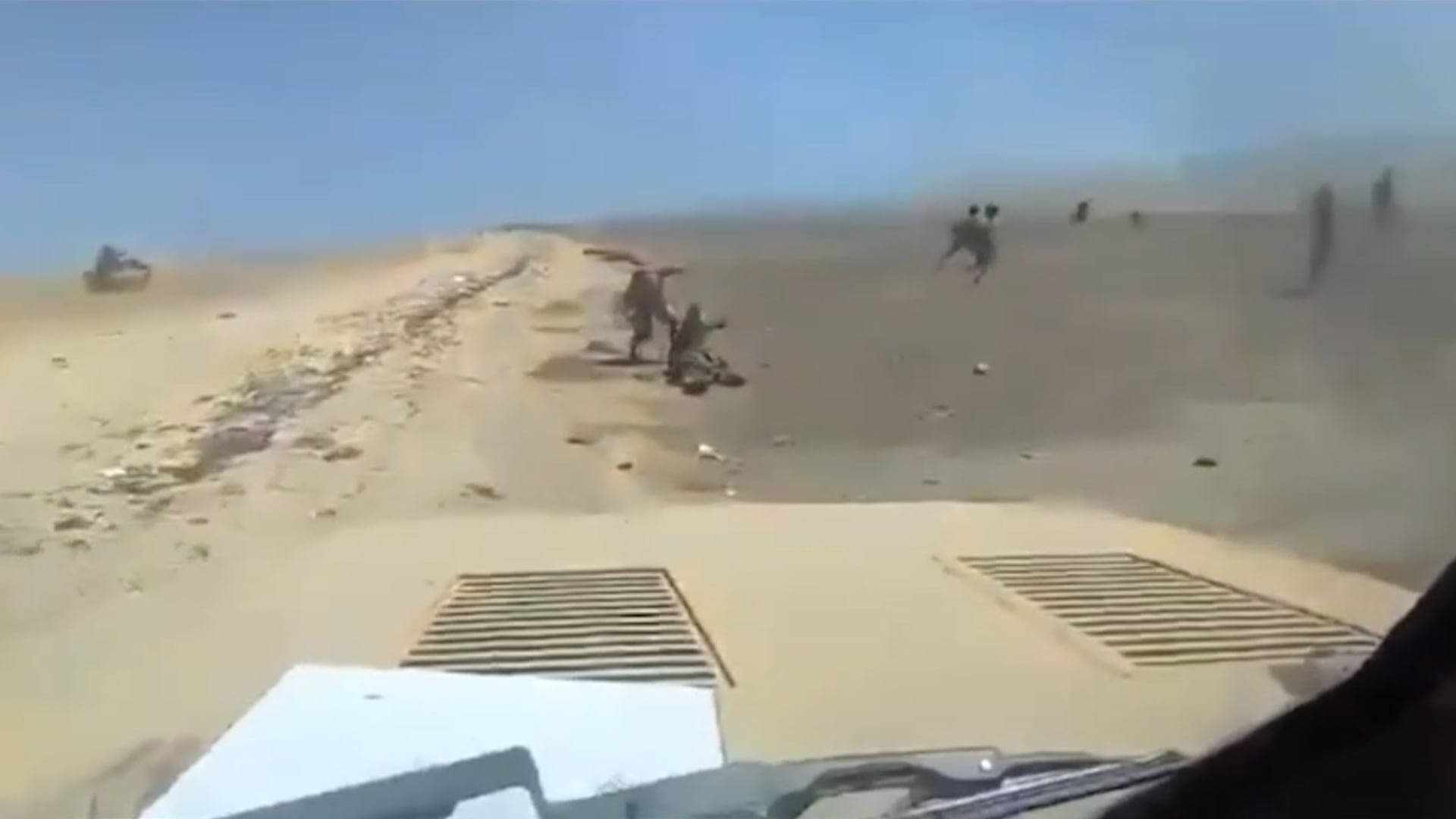 Los hombres avistados en el terreno fueron identificados como hutíes