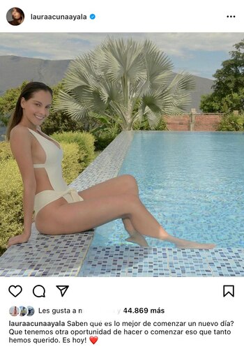 Tomada de Instagram @lauraacunaayala