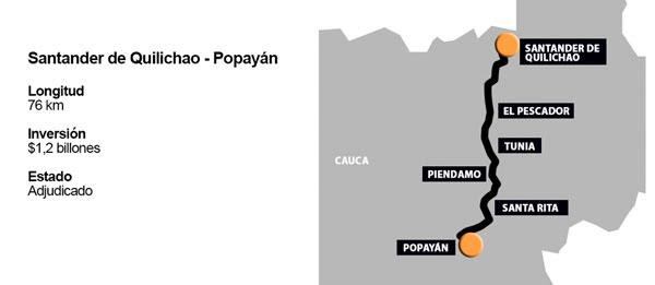 La obra Popayán–Santander de Quilichao incluye variantes, pares viales, intersecciones, peajes y servicios al usuario como grúas, ambulancias y atención en carretera - crédito ANI/Ministerio de Transporte