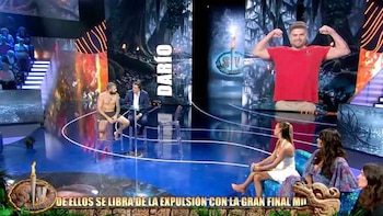 Almudena y Darío en 'Supervivientes' (MEDIASET ESPAÑA).