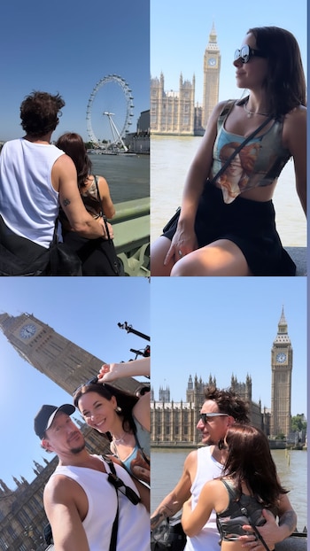 Nico Vázquez y Dai Fernández en lugares icónicos de Londres: el London Eye, el Big Ben y las orillas del Támesis