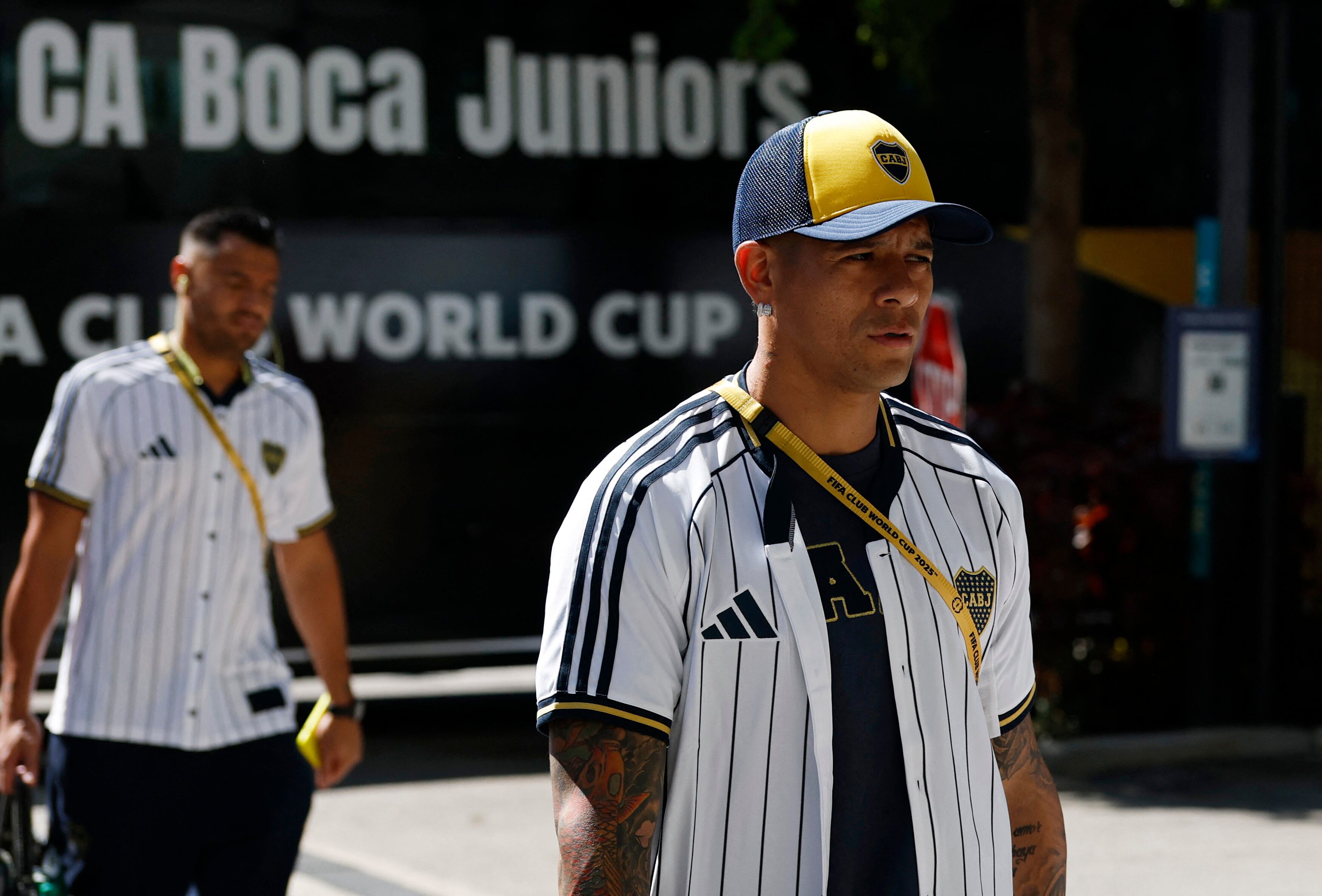 Marcos Rojo debe resolver su futuro profesional después del Mundial de Clubes (REUTERS/Marco Bello)