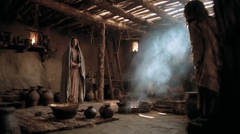 La aparición de la Virgen