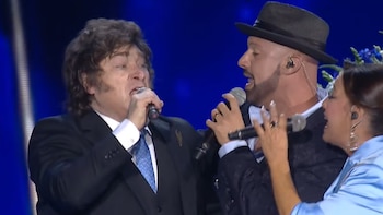 Javier Milei cantó la canción “Libre” y bailó en el acto por el Día de la Independencia de Israel
