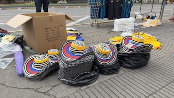 Miles de aficionados llegaron a las afueras de El Campín para acompañar a la Selección Colombia en su último partido en casa antes del Mundial 2026 - crédito Camilo Zabaleta/Infobae Colombia