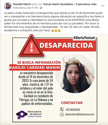 La iniciativa ciudadana busca reunir a los allegados para ordenar datos de los casos y facilitar contactos de búsqueda comunitaria. (Imagen: Redes sociales)