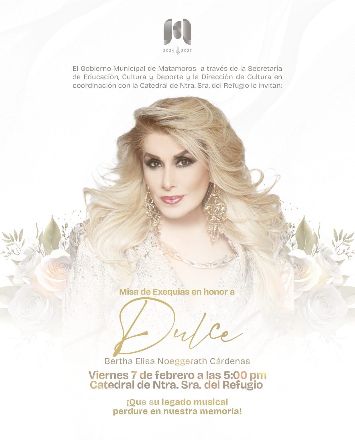 El gobierno de Matamoros organiza un tributo especial con mariachi y un ensamble musical tras la ceremonia religiosa (Archivo)